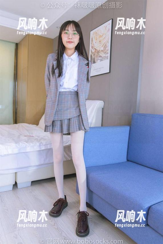 BoBoSocks袜啵啵 - 糯米的OL制服图集：别被乏味的职场制服淹没，下载来拯救自己！