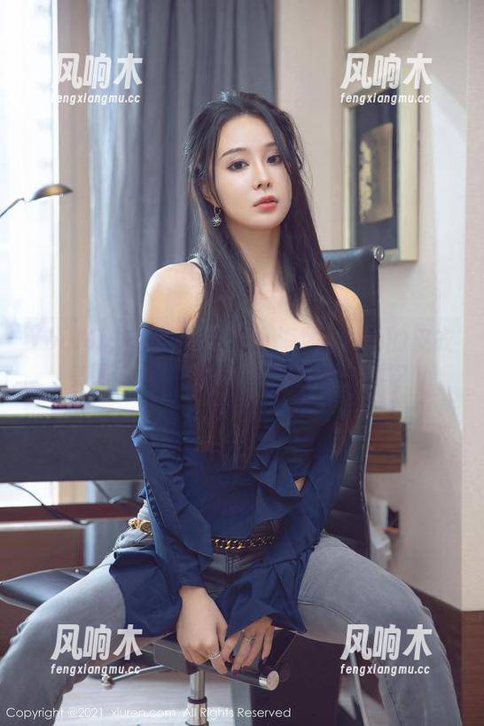YouMi尤蜜荟 - 看过小海臀Rean的皮衣美图，你会被她的气场震慑住吗？