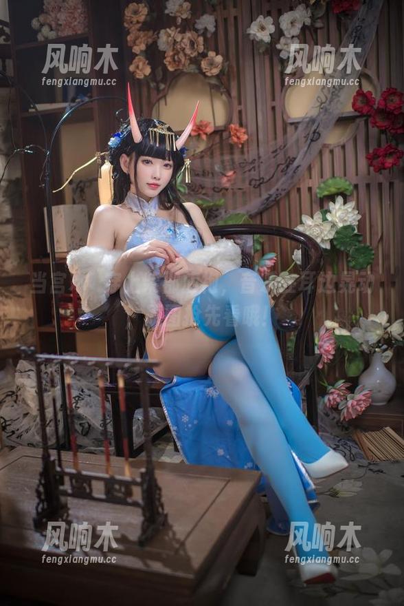 当宫本桜穿上柴郡旗袍，音乐在耳边晃动，原图抢先看哦！